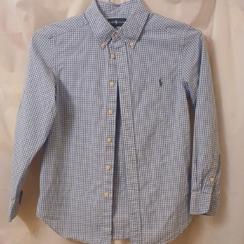 Polo by Ralph Lauren Blue Checkered Button Down Shirt
